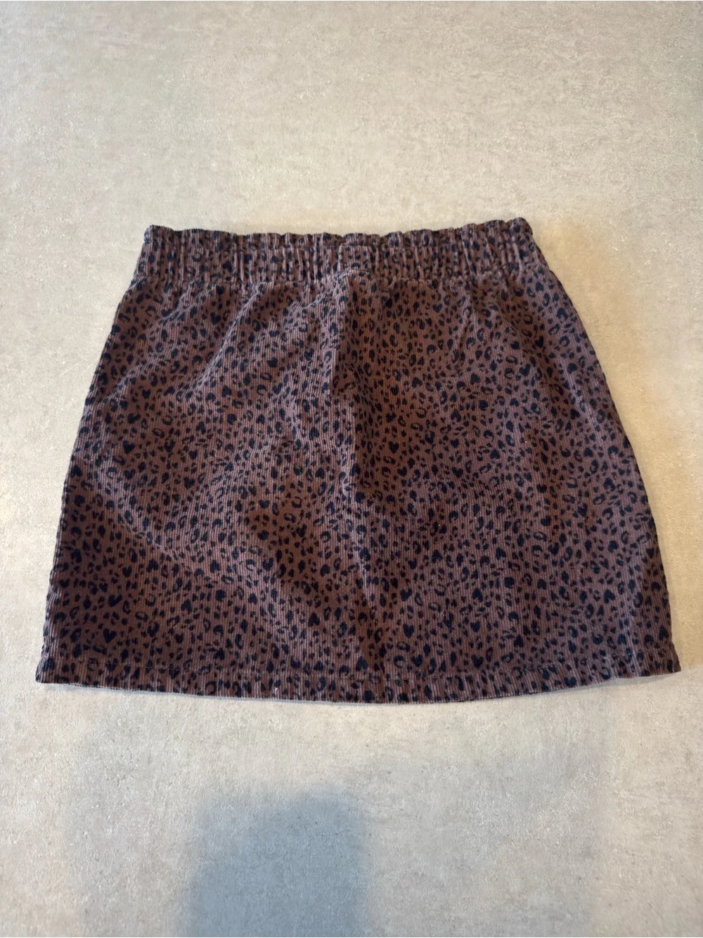 Girls Old Navy Leopard Print Mini Skirt